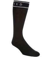 Ted Baker London Branded Mid-Calf Dress Socks