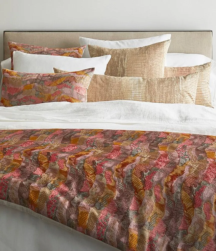 Everly Floral Linen Duvet Cover Bedding