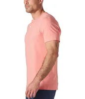 The Normal Brand Modern Fit Puremeso Weekend Short Sleeve Henley Shirt