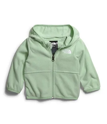 The North Face Baby Newborn-24 Months Long Sleeve Heathered Glacier Full Zip Hooded Jacket