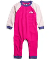 The North Face Baby Girls Newborn-24 Months Long Sleeve Waffle Baselayer Coveralls