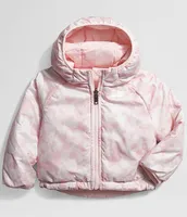 The North Face Baby Girls Newborn-24 Months Perrito Reversible Long-Sleeve Hooded Snow Ski Jacket