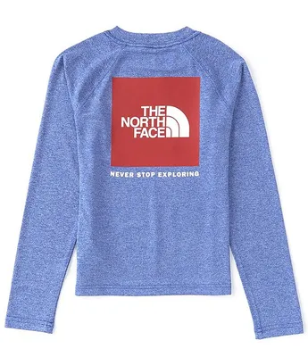 The North Face Big Boys 8-20 Raglan-Sleeve Amphibious Sun Front Logo/Back Graphic T-Shirt