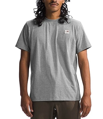 The North Face Heritage Patch Short Sleeve Heathered T-Shirt