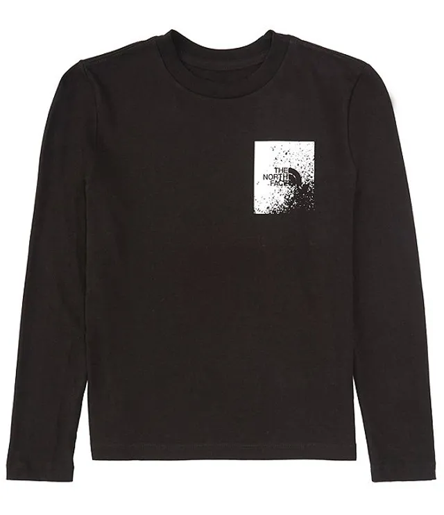 The North Face Little/Big Boys 6-16 Long Sleeve Black Box Logo T