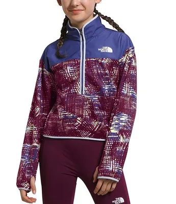 The North Face Little/Big Girls 6-16 Long Sleeve Winter Warm Half Zip Pullover