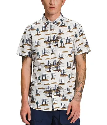 The North Face Woven Short Sleeve Baytrail Pattern Shirt