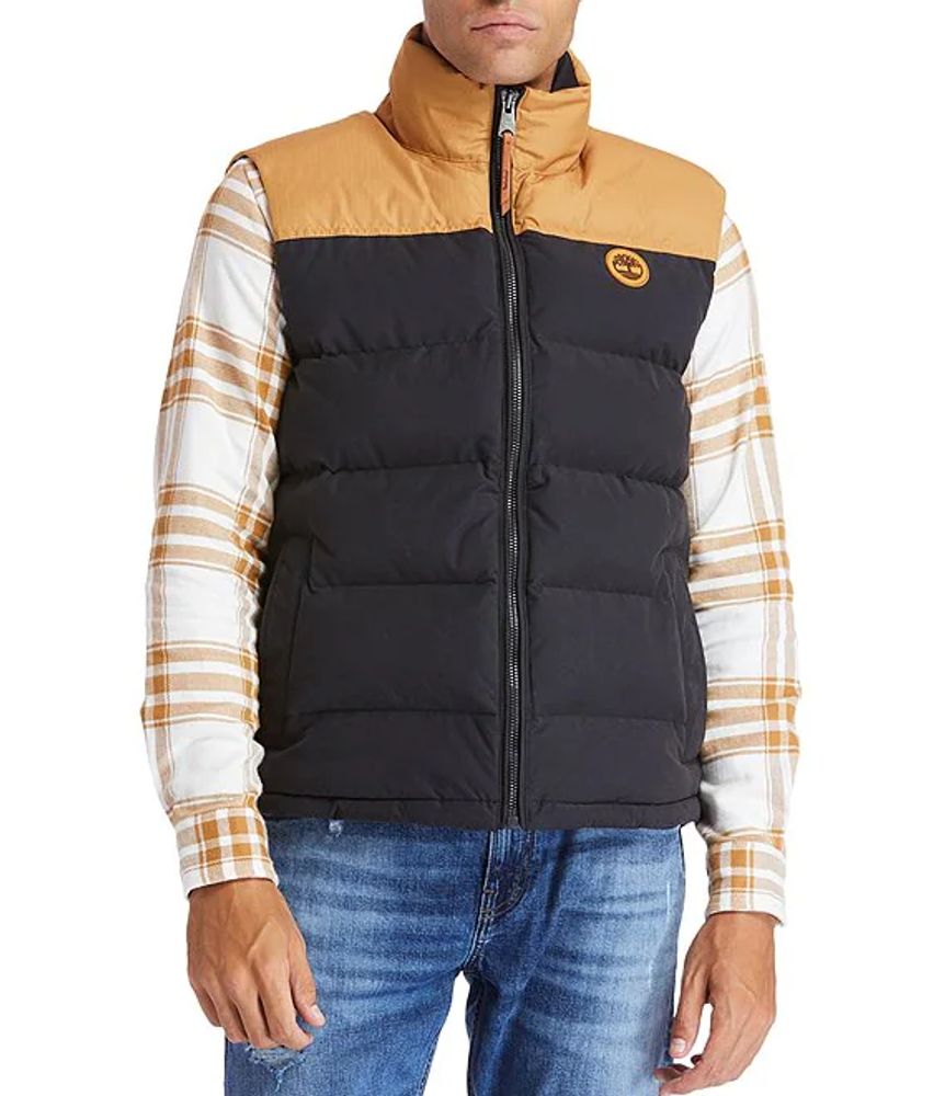 personality Expertise Roadblock Timberland Water-Repellent Color Block Full-Zip Puffer Vest | The Shops at  Willow Bend