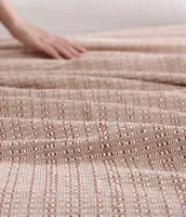 Tommy Bahama Bamboo Woven Cotton Yarn Dyed Bed Blanket