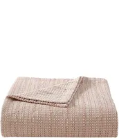 Tommy Bahama Bamboo Woven Cotton Yarn Dyed Bed Blanket