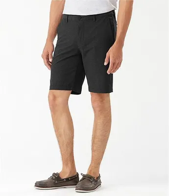 Tommy Bahama Big & Tall Flat Front Chip Shot 10#double; 11#double; Inseam Shorts