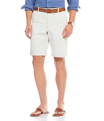 Tommy Bahama Big & Tall Flat-Front Straight Fit Stretch Sateen 10#double; And 11#double; Inseam Boracay Shorts