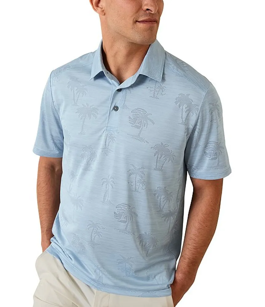 Tommy Bahama Big & Tall IslandZone Palm Coast Palmera Short Sleeve Polo Shirt