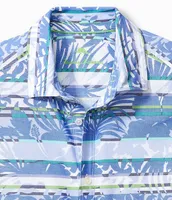 Tommy Bahama IslandZone Maldonado Stripe Short-Sleeve Woven Camp Shirt