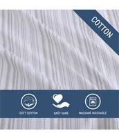 Tommy Bahama Kahanu Striped Cotton Percale Sheet Set