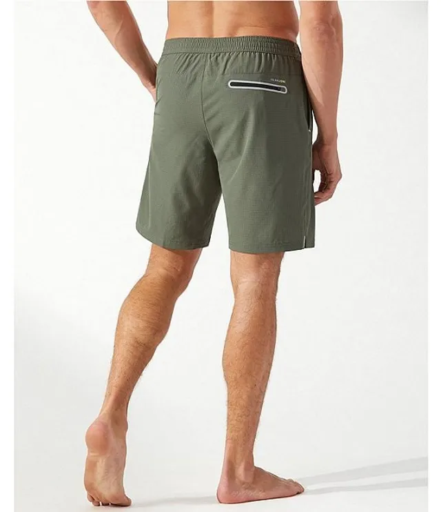 Big & Tall Lands' End 9 Outrigger Stretch Cargo Swim Trunks