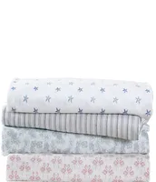 Tommy Bahama Starfish Treasure Printed Washed Cotton Sheet Set