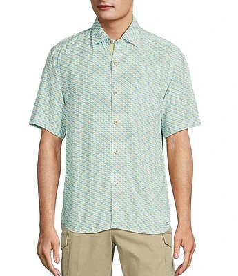 Tommy Bahama Veracruz Cay Cocktail Mixer Short Sleeve Woven Shirt