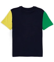 Tommy Hilfiger Big Boys 8-20 Short Sleeve Flag Block T-Shirt