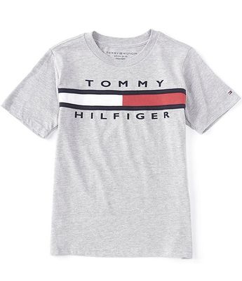 Tommy Hilfiger Big Boys 8-20 Short-Sleeve Signature Flag T-Shirt