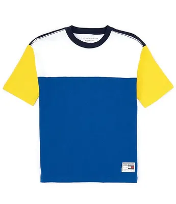 Tommy Hilfiger Big Boys 8-20 Short Sleeve Split T-Shirt