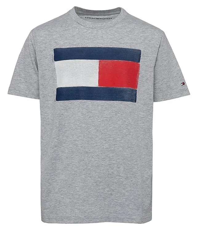 Tommy Hilfiger Little Boys 2T-7 Short-Sleeve Signature Flag T-Shirt