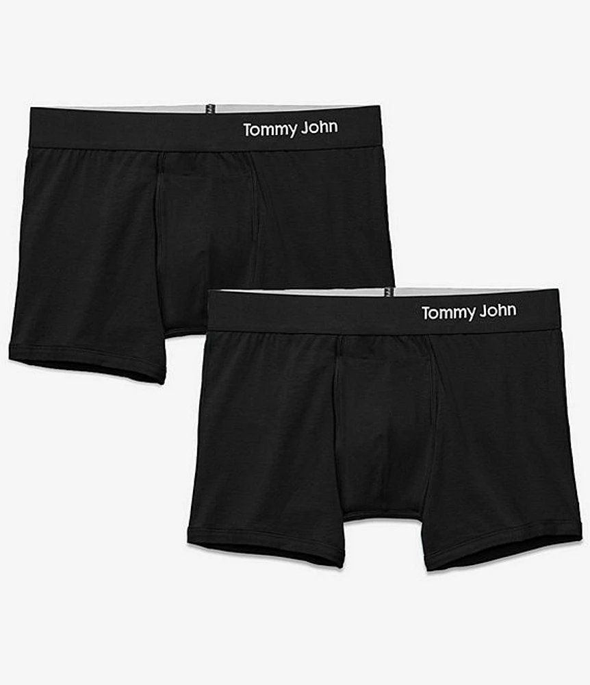 Tommy John Cool Cotton 4#double; Inseam Trunks 2-Pack