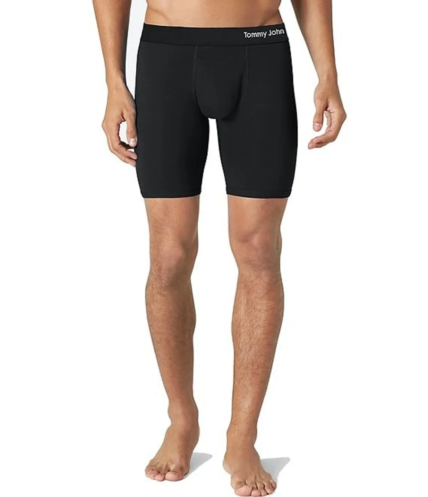 Tommy John Cool Cotton 8#double; Inseam Solid Boxer Briefs