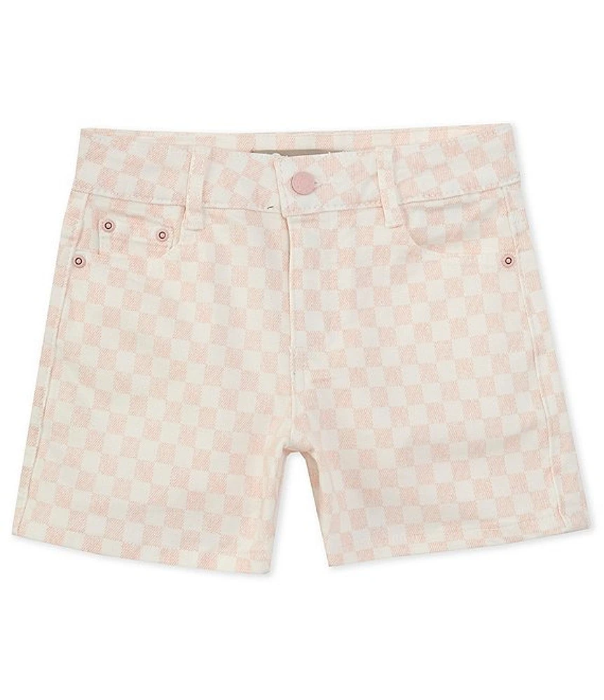 Tractr Big Girls 7-16 Checked Shorts