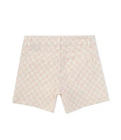 Tractr Little Girls 2T-6X Checked Shorts