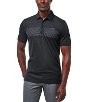 TravisMathew Performance Stretch Aloha Spirit Short Sleeve Polo Shirt