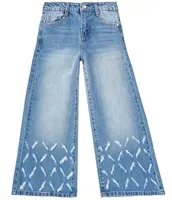 Truce Big Girls 7-16 Wide Leg Denim Pants