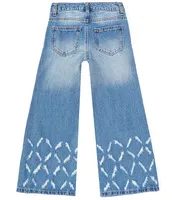 Truce Big Girls 7-16 Wide Leg Denim Pants