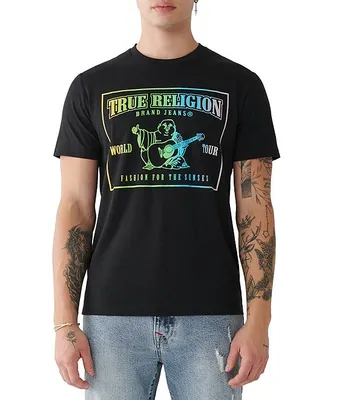 True Religion Rainbow Short Sleeve T-Shirt