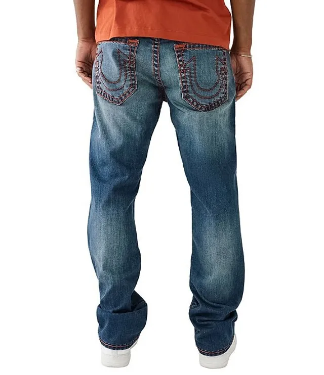 True Religion Ricky Super-T Regular Fit Straight Leg Comfort Stretch Denim  Jeans