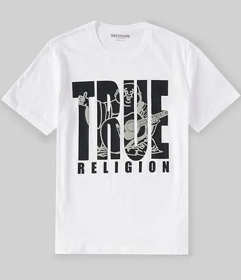 True Religion Shadow Buddha Short Sleeve T-Shirt