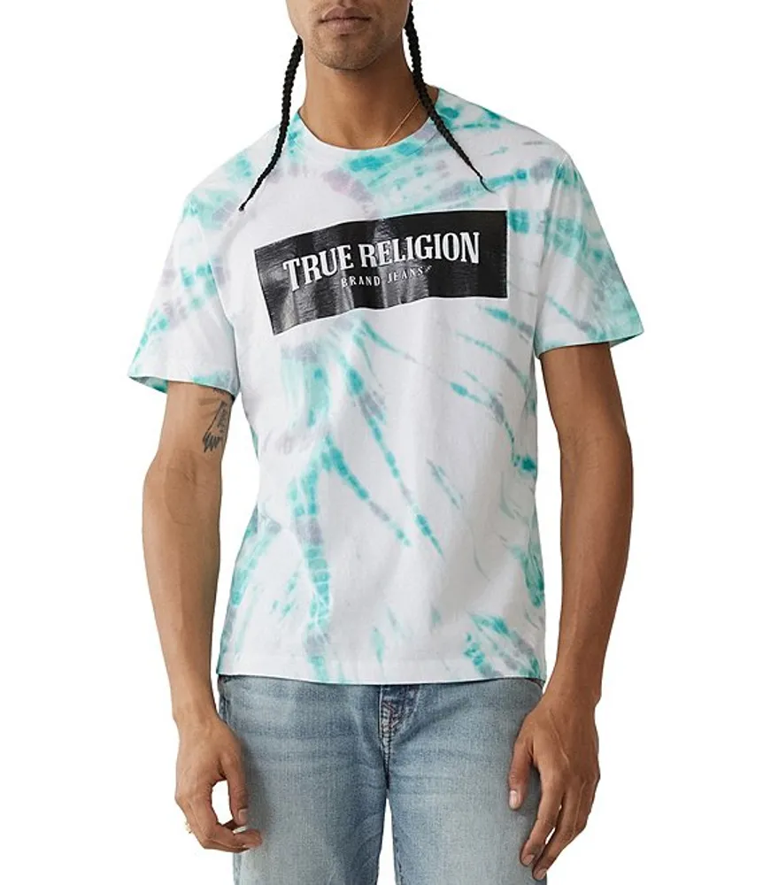 true religion blue tie dye shirt