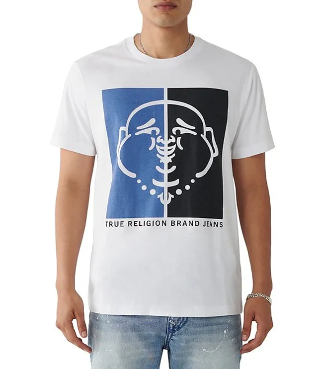 True Religion Metallic Buddha Short-Sleeve Graphic T-Shirt