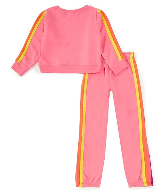 Tween Diva Big Girls 7-16 Long Sleeve Smiley Face Graphic Sweatshirt & Solid  Flare Leg Leggings Set