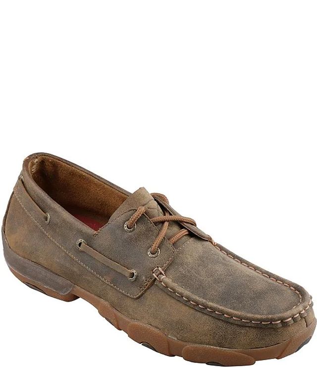 Twisted X Men's Boat Shoe Driving Moccasins | The Shops at Willow Bend