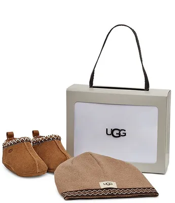 UGG Kids' Tasman And Beanie Crib Shoe Gift Set (Infant)
