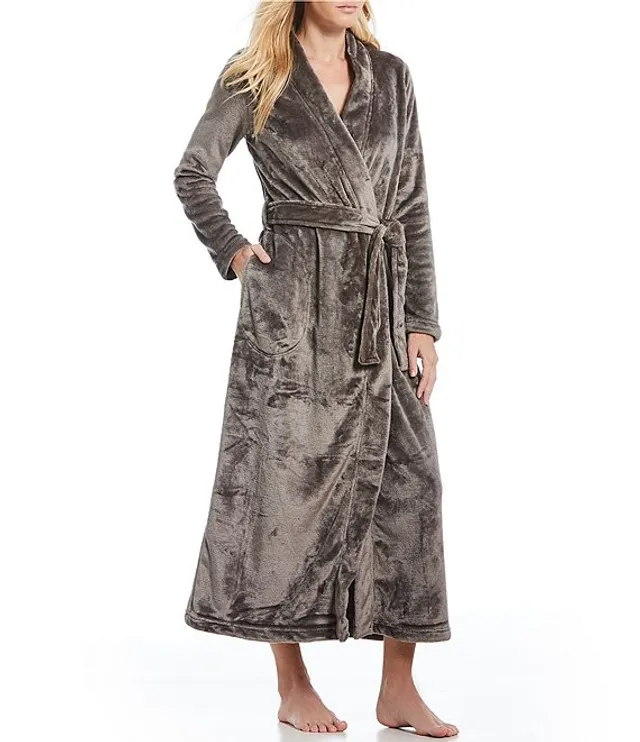 Spa Essentials by Sleep Sense Long Cozy Terry Wrap Robe | Dillard's