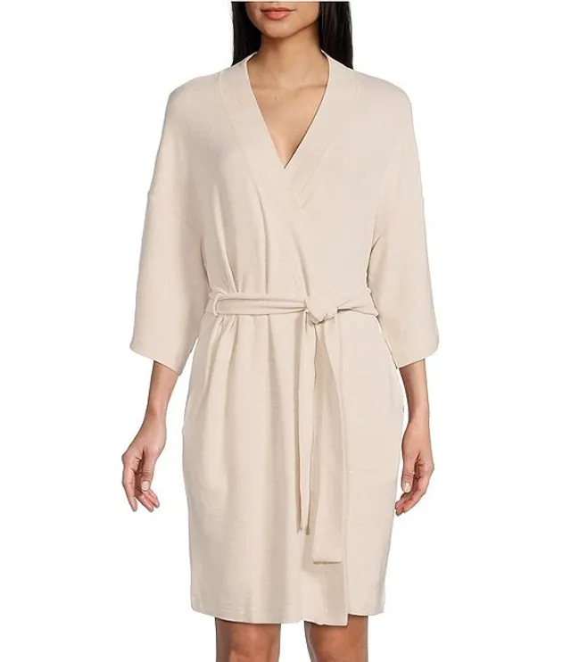 Spa Essentials by Sleep Sense Long Cozy Terry Wrap Robe | Dillard's