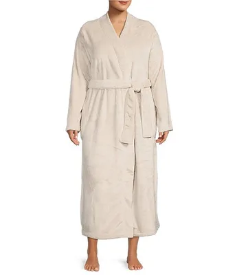 UGG® Plus Marlow Long Sleeve Double Fleece Wrap Cozy Robe