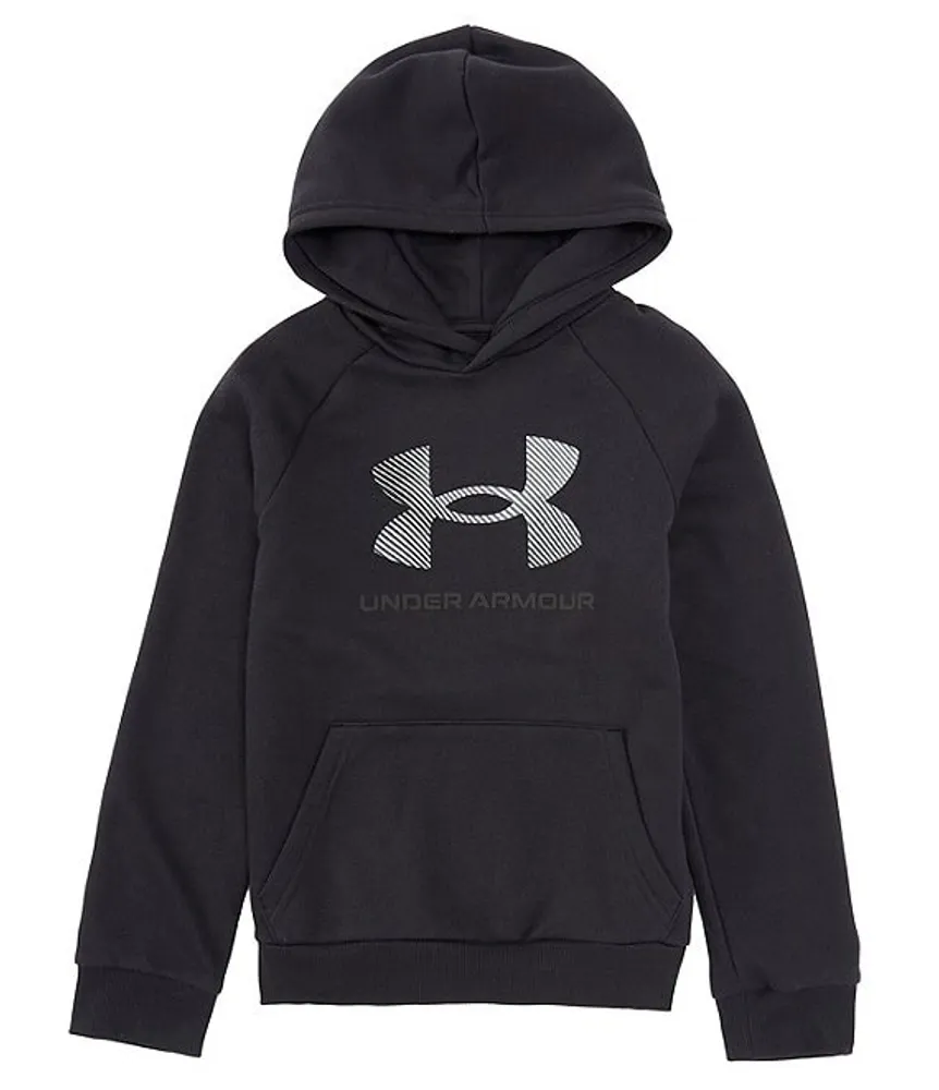 Under Armour Big Boys 8-20 Logo Long Sleeve Rival Fleece Hoodie