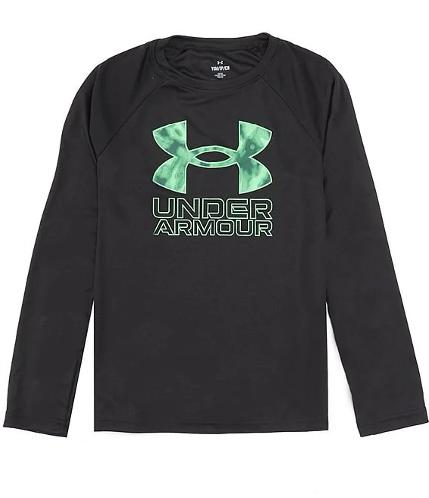 Boys' UA Tech™ Hybrid Print Fill Long Sleeve