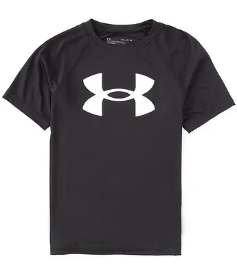 Under Armour Big Boys 8-20 Short Sleeve UA Tech™ Logo T-Shirt