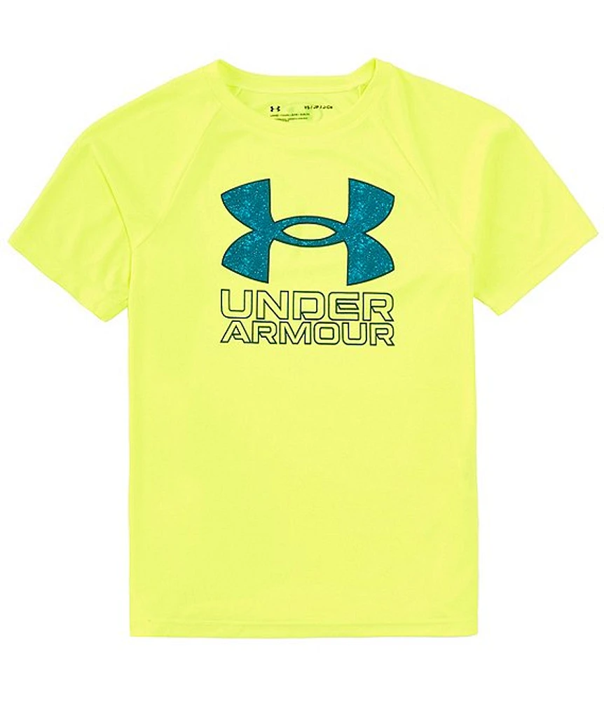 Under Armour Big Boys 8-20 Short Sleeve UA Tech™ Hybrid Print T-Shirt