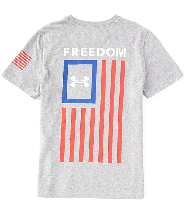 Under Armour Big Boys 8-20 Short-Sleeve Freedom Flag T-Shirt