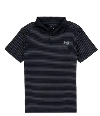 Under Armour Big Boys 8-20 Short-Sleeve Perfomance Stripe Polo Shirt